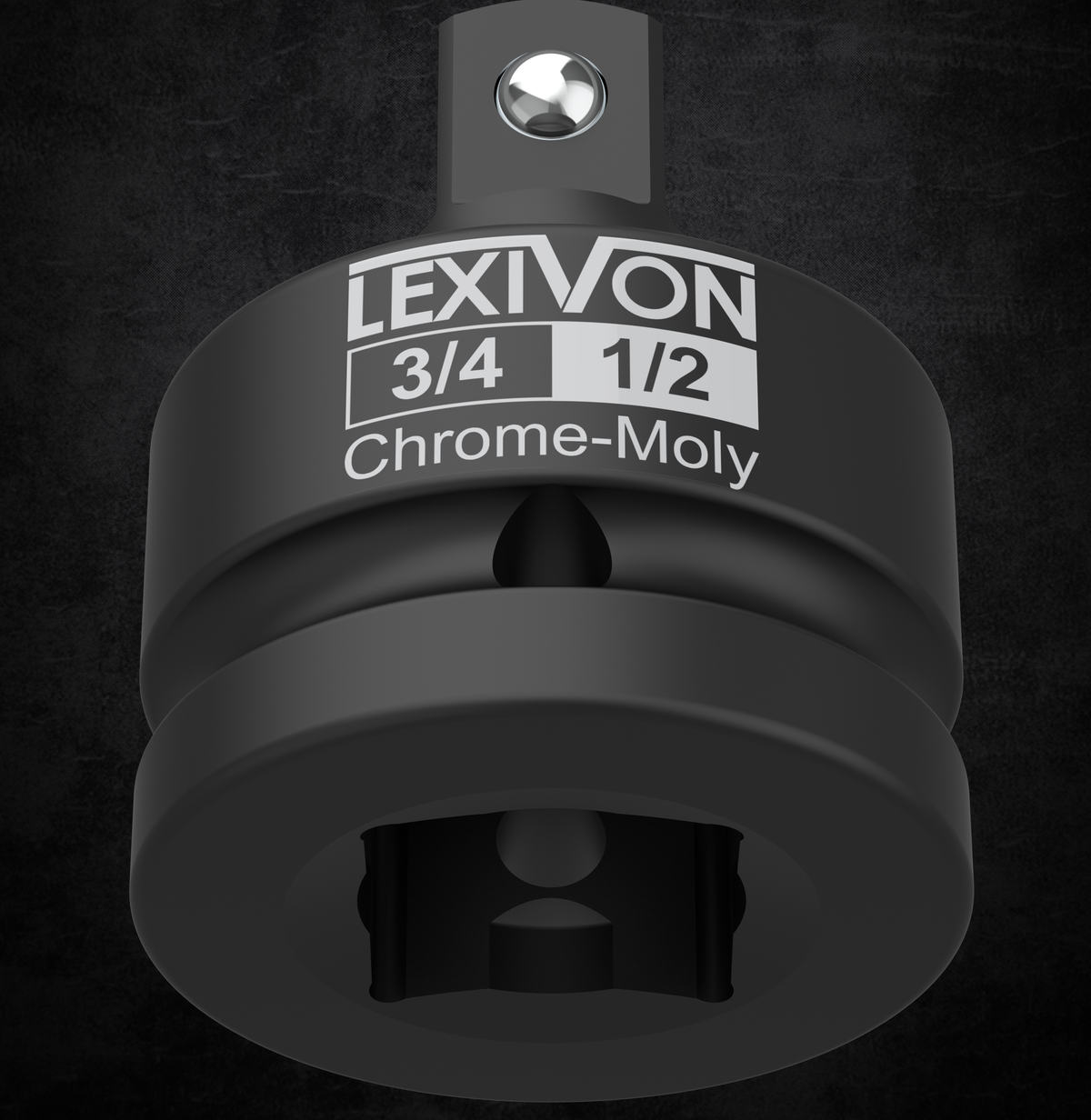 LX-403 chrome-molybdenum adapter body, detent ball and square opening