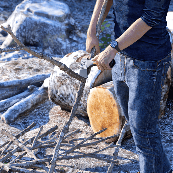 LEXIVON V9 Camping Hatchet, 9-Inch Axe | Ergonomic Grip, Lightweight Fiber-glass Composite Handle | Protective Carrying Sheath Included (LX-V9)