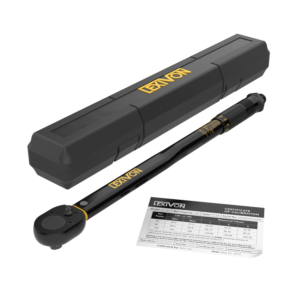 WRENCHES TORQUE WRENCH, 1/2" DRIVE, 10-150 FT-LBS - UK
