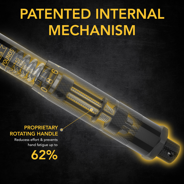 1/2-Inch Drive Click Torque Wrench 10~150 Ft-Lb/13.6~203.5 Nm (LX-183)