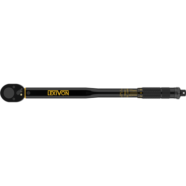 1/2-Inch Drive Click Torque Wrench 10~150 Ft-Lb/13.6~203.5 Nm (LX-183)