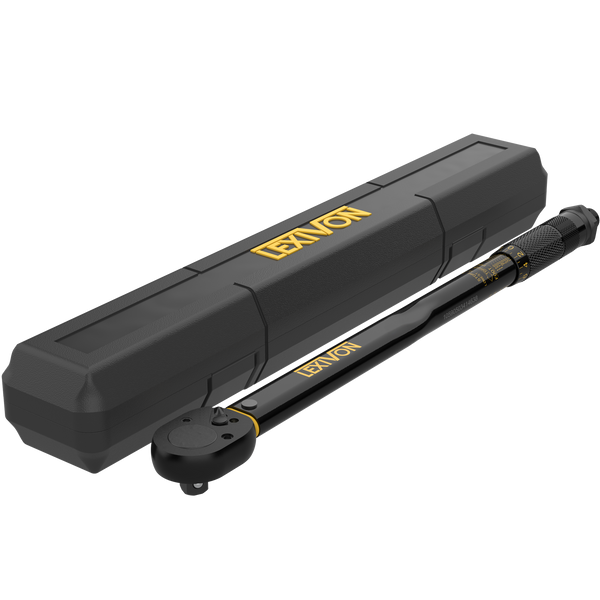 1/2-Inch Drive Click Torque Wrench 10~150 Ft-Lb/13.6~203.5 Nm (LX-183)