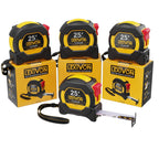 LX-206X4 [4-Pack] 25Ft/7.5m DuaLock Tape Measure, image 1