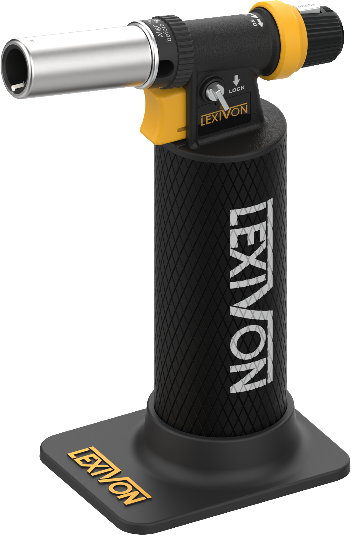 LX-761 Butane Blow Torch, Heavy-Duty Refillable Lighter with Adjustable Flame and Pro-G, image 5