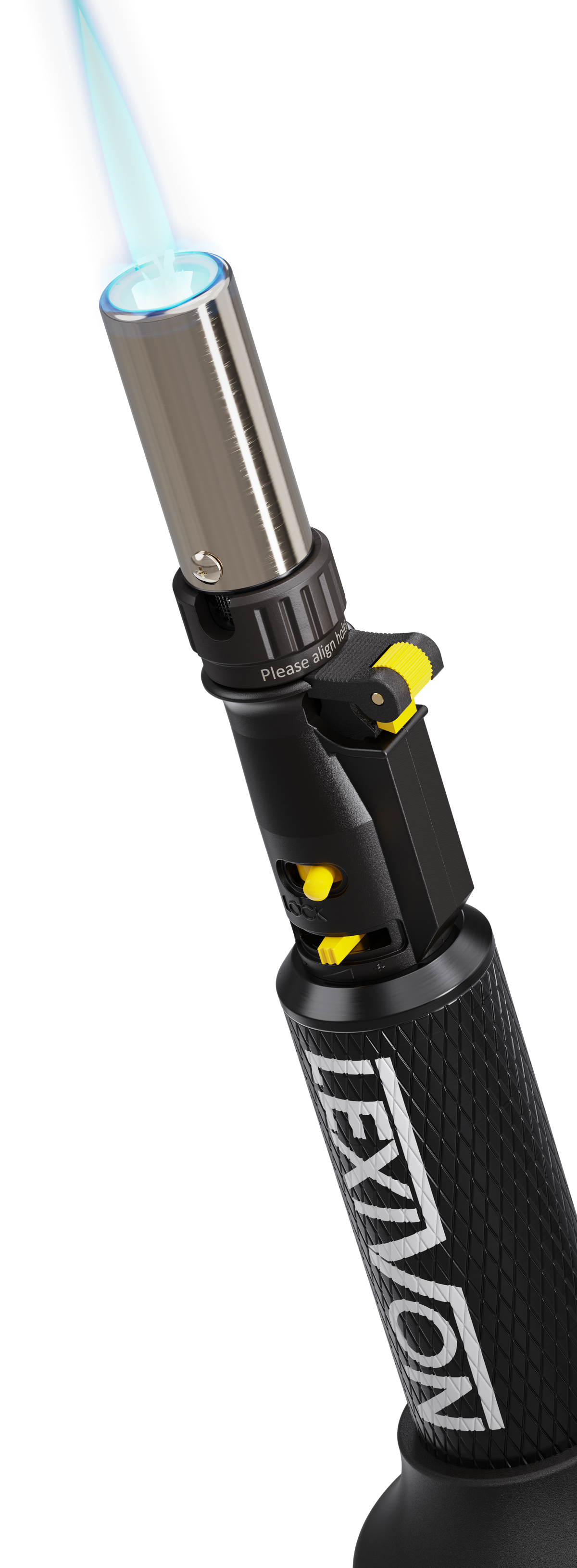 LX-760 Butane Blow Torch, Refillable Upright Lighter with Adjustable Flame and Pro-Grad, image 7