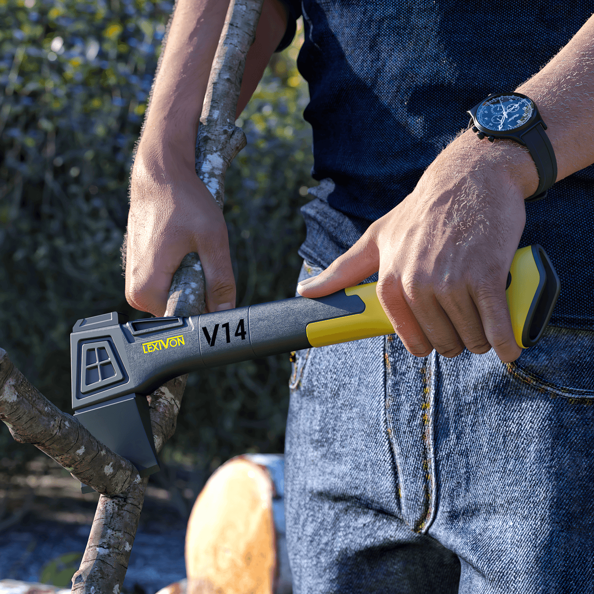 LX-V14 V14 Camping Hatchet, 14-Inch Axe, image 9