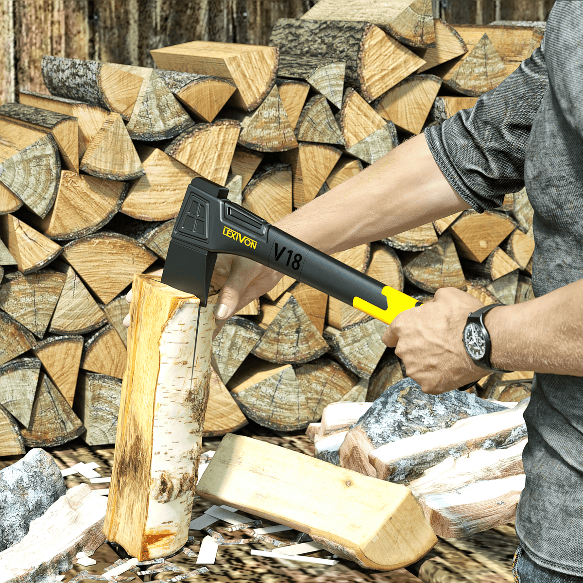 LX-V18 18-Inch Chopping Axe – Lexivon.com