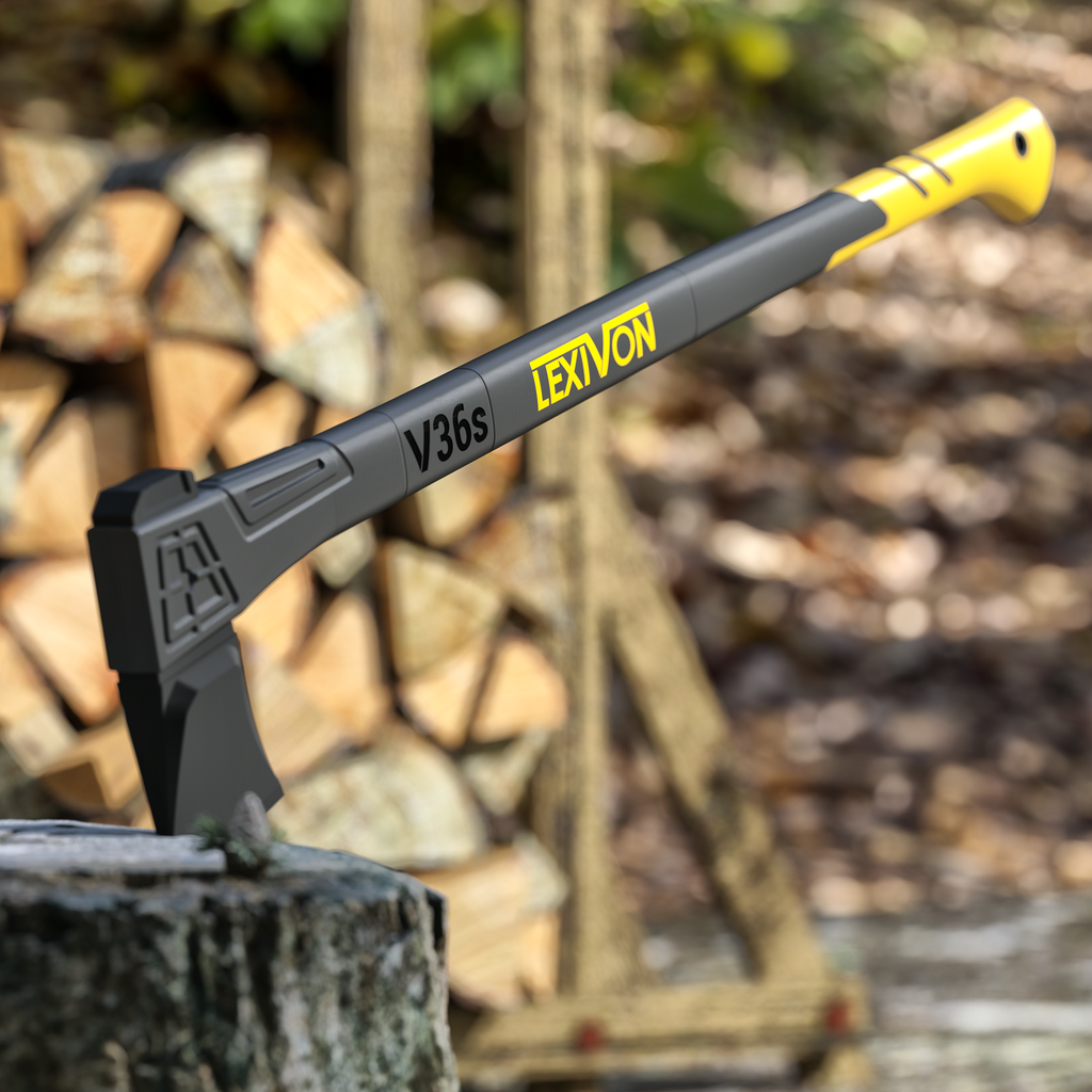 LX-V36S V36s Splitting Axe, 36-Inch Lightweight Fiberglass-Composite Handle & Ergonomic , image 9
