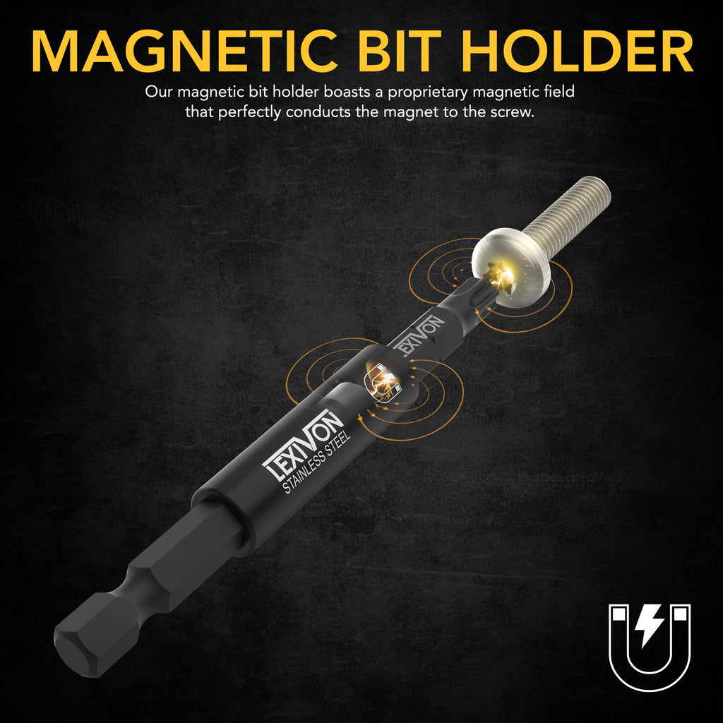LX-104 Impact Socket Adapter & Magnetic Bit Holder Set, image 2