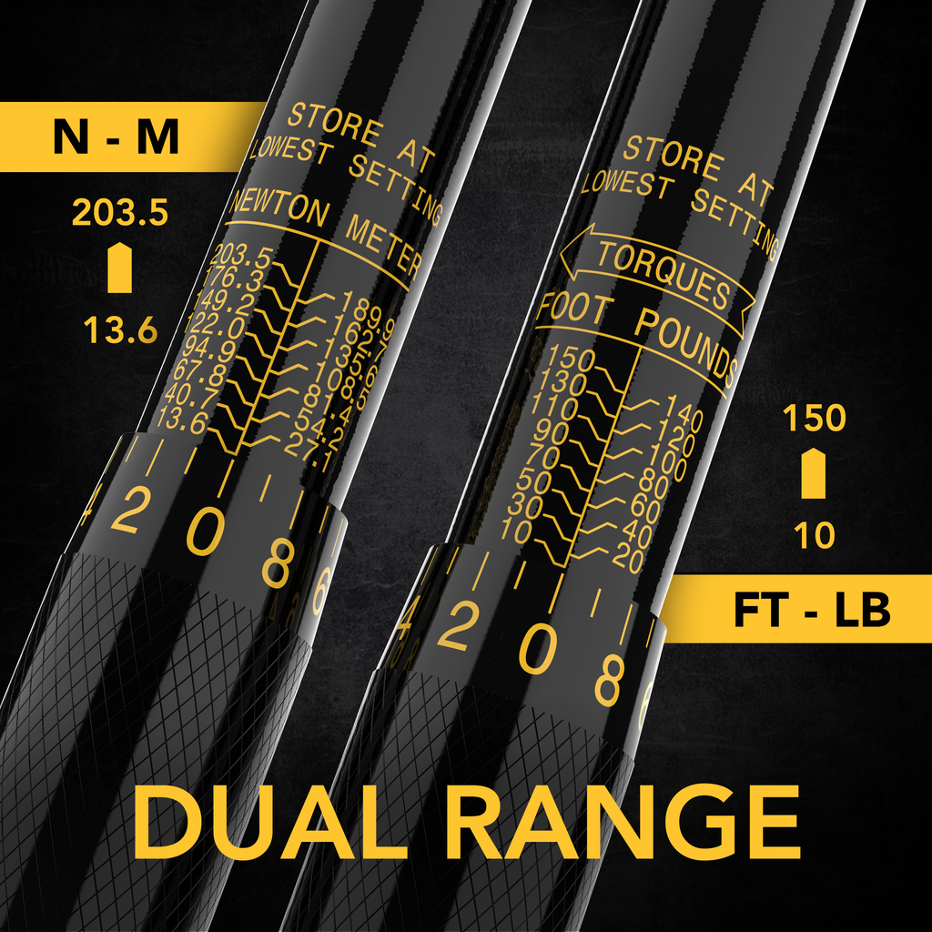 LX-183 1/2-Inch Drive Click Torque Wrench 10~150 Ft-Lb/13.6~203.5 Nm (LX-183), image 2