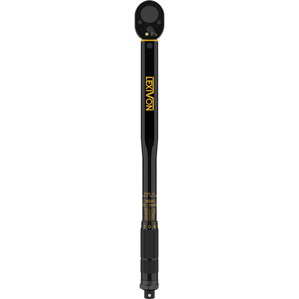 LX-183 1/2-Inch Drive Click Torque Wrench 10~150 Ft-Lb/13.6~203.5 Nm (LX-183), image 5