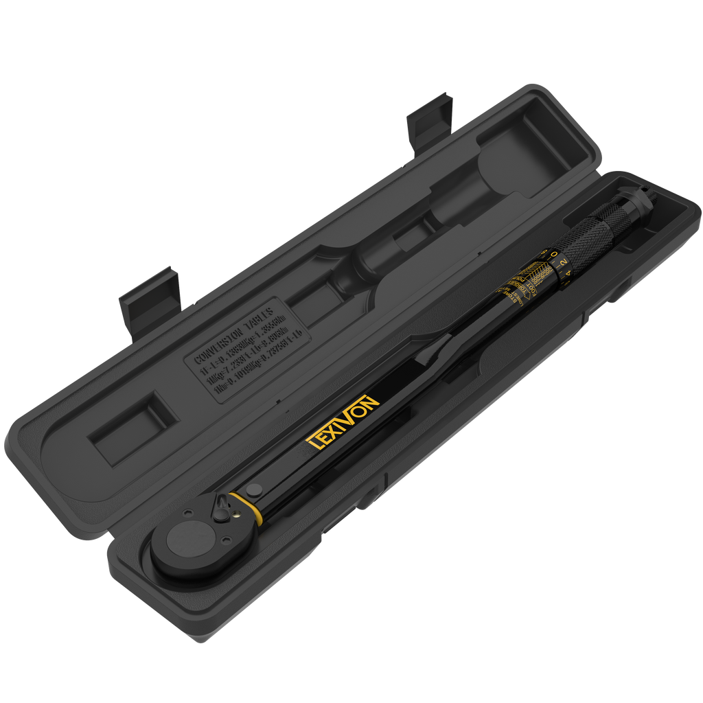 LX-183 1/2-Inch Drive Click Torque Wrench 10~150 Ft-Lb/13.6~203.5 Nm (LX-183), image 6