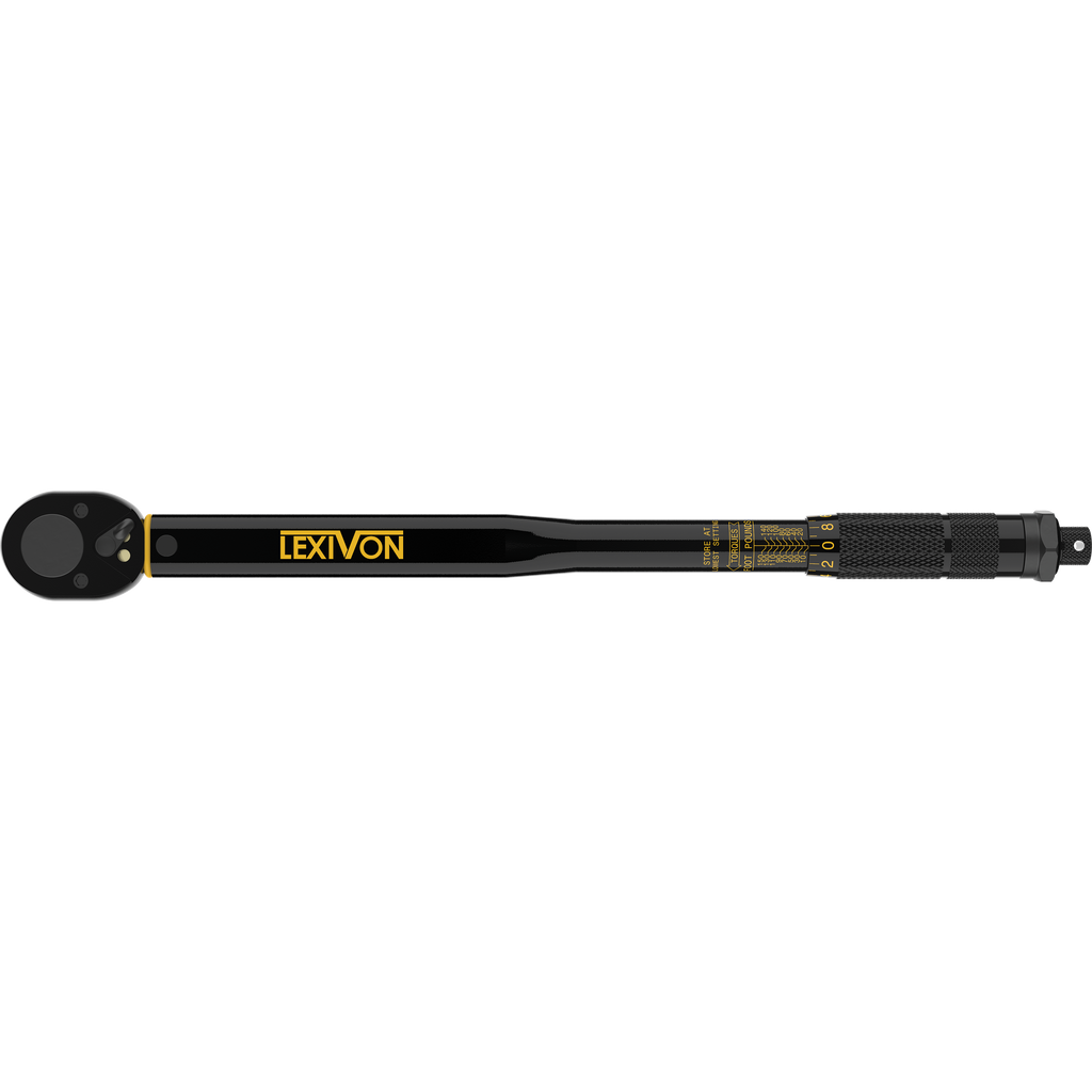 LX-183 1/2-Inch Drive Click Torque Wrench 10~150 Ft-Lb/13.6~203.5 Nm (LX-183), image 7