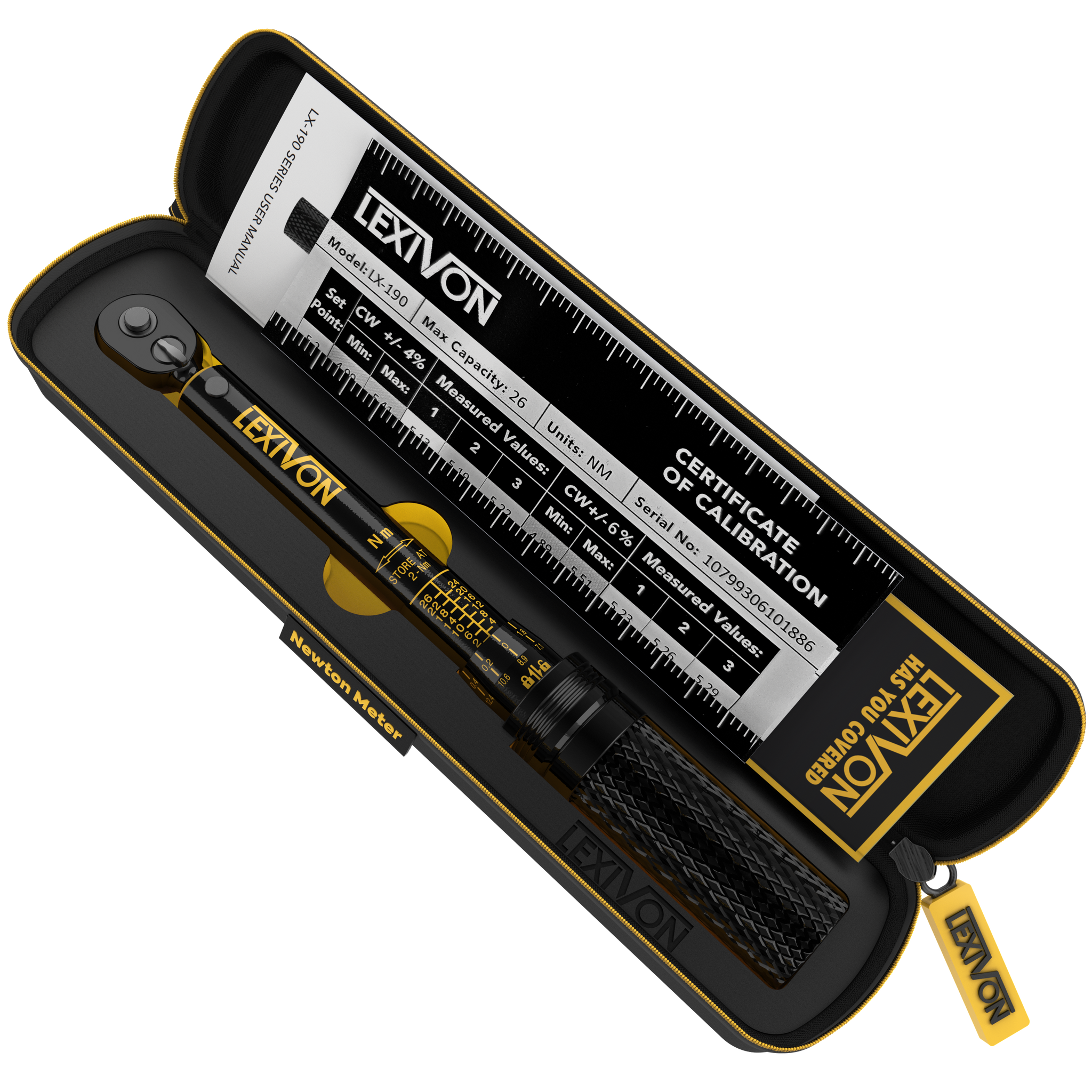 LEXIVON Bike Torque Wrench 1/4-Inch Drive, Newton Meter | 72-Tooth LEXIVON Bike Torque Wrench 1/4-Inch Drive, Newton Meter | 72-Tooth