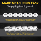 2 in 1 Digital Laser Tape Measure | 130ft/40m Laser Distance Meter Display On Backlit LCD Screen With 16ft/5m AutoLock Measuring Tape | Ft/Inch/Fractions/M/mm(LX-201)