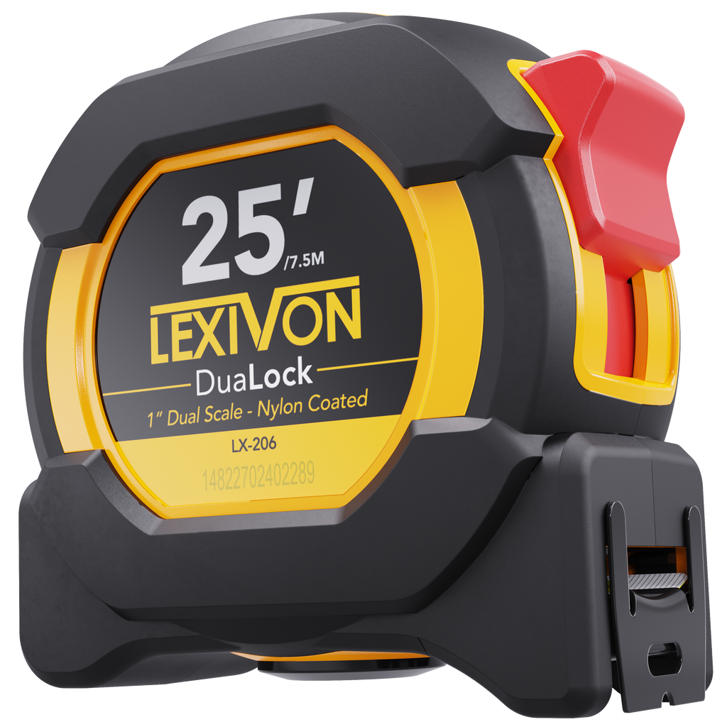 LX-206 25Ft/7.5m DuaLock Tape Measure, image 1