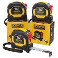 LX-207X3 [3-Pack] 16Ft/5m DuaLock Tape Measure, image 1