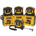 LX-207X4 [4-Pack] 16Ft/5m DuaLock Tape Measure, image 1
