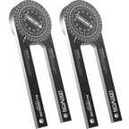 LX-230X2 [2-pack] Aluminum Miter Saw Protractor, image 1