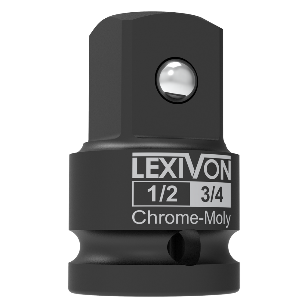LX-401 1/2-Inch Impact Socket Adapter, 1/2" Female x 3/4" Male Increaser, image 1