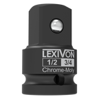 LX-401 1/2-Inch Impact Socket Adapter, 1/2" Female x 3/4" Male Increaser, image 1
