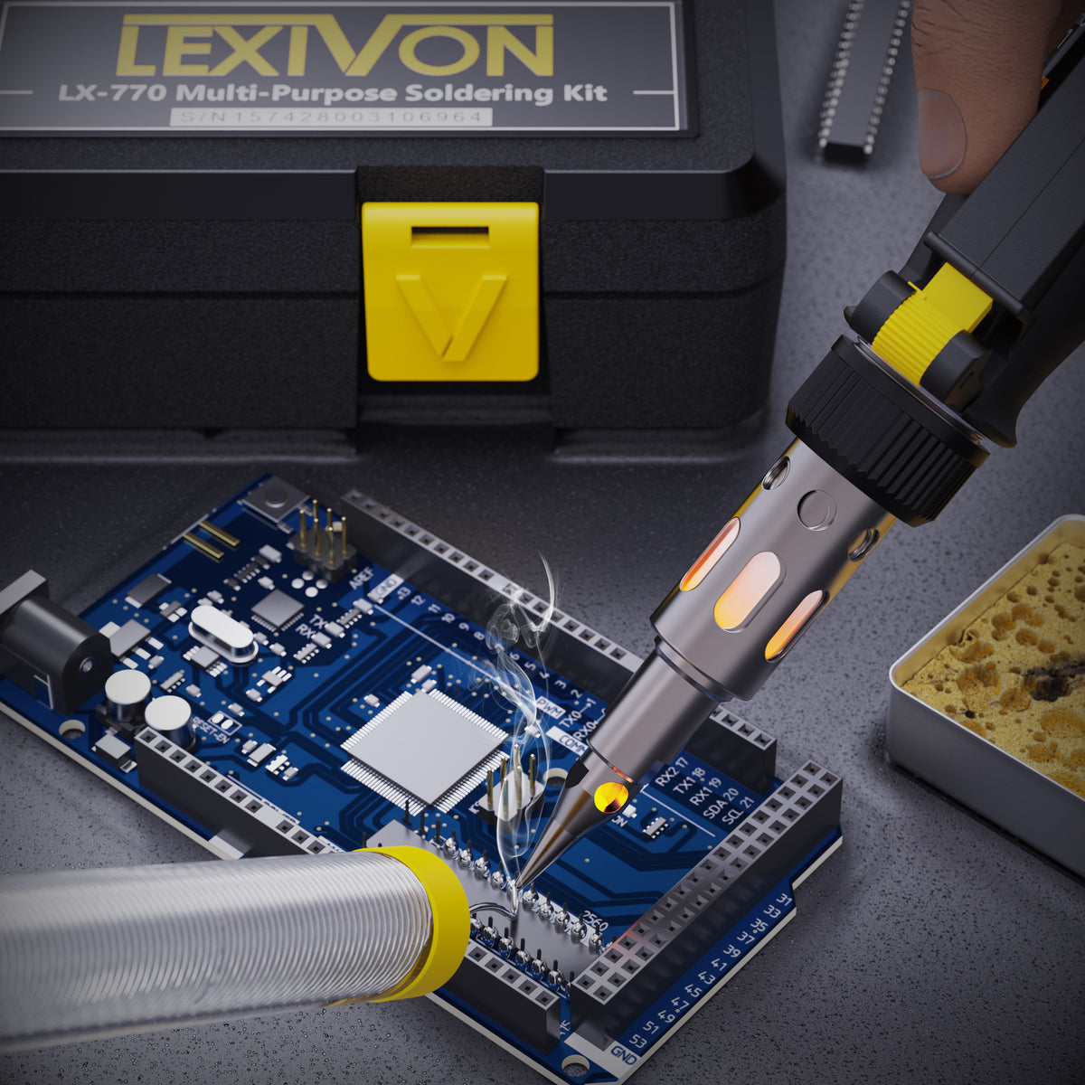 LX-770 Butane Soldering Iron Multi-Purpose Kit, image 9