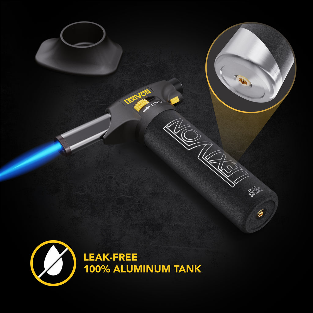 LX-775 Butane Torch Lighter, Refillable Kitchen Cooking Torch, image 2