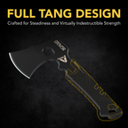 LX-VONE-PP V-ONE Survival Hatchet, 9.5" Full Tang lightweight Axe, image 4