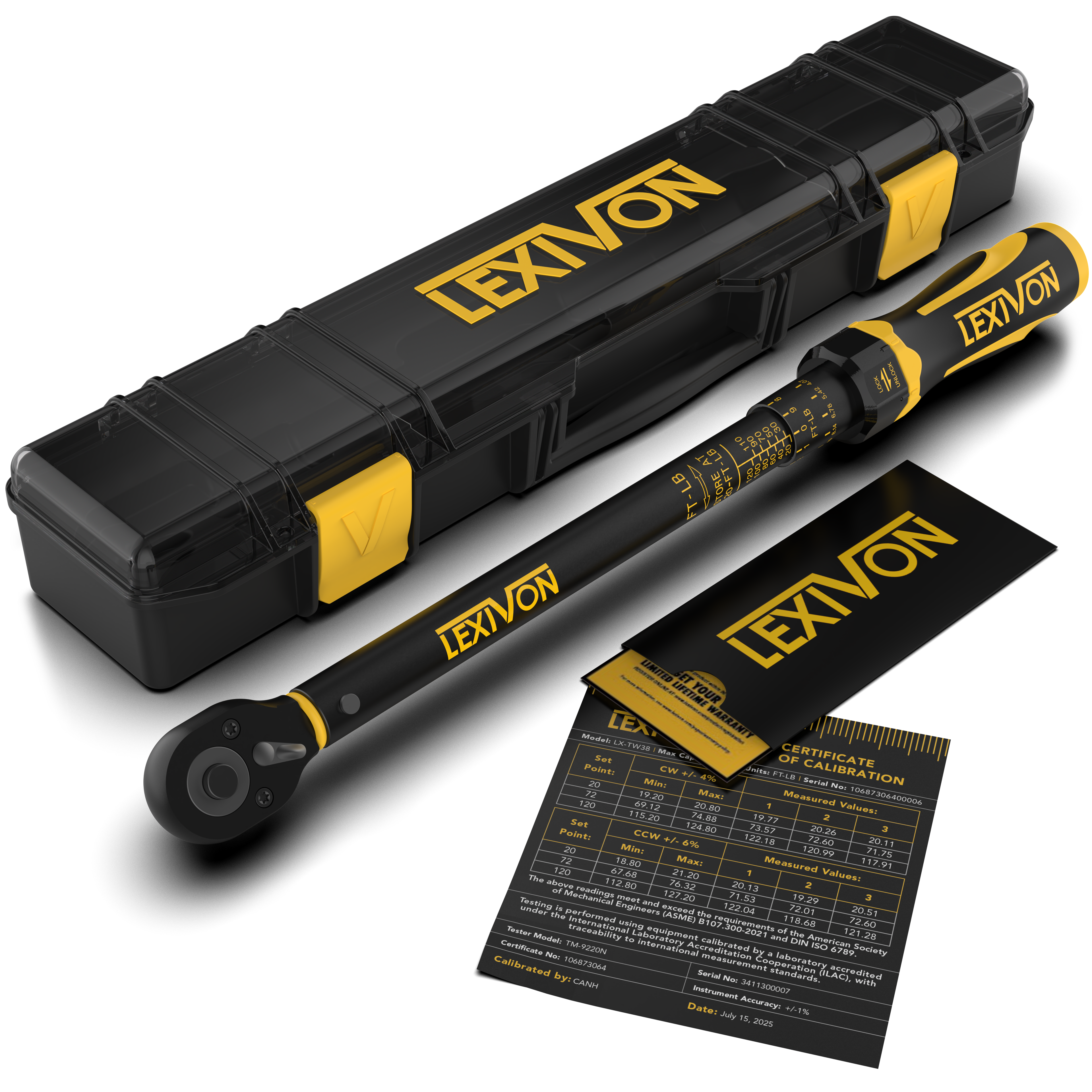 Lexi/レクシー LX-TW38 3/8-Inch Torque Wrench, 20-120 ft-lb – Lexivon.com
