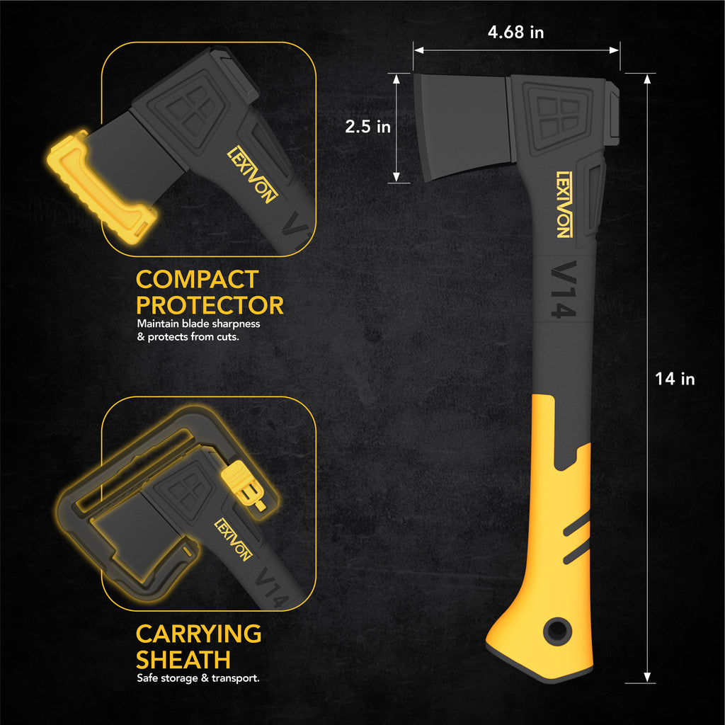 LX-V14 V14 Camping Hatchet, 14-Inch Axe, image 3