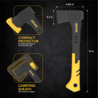 LX-V14 V14 Camping Hatchet, 14-Inch Axe, image 3