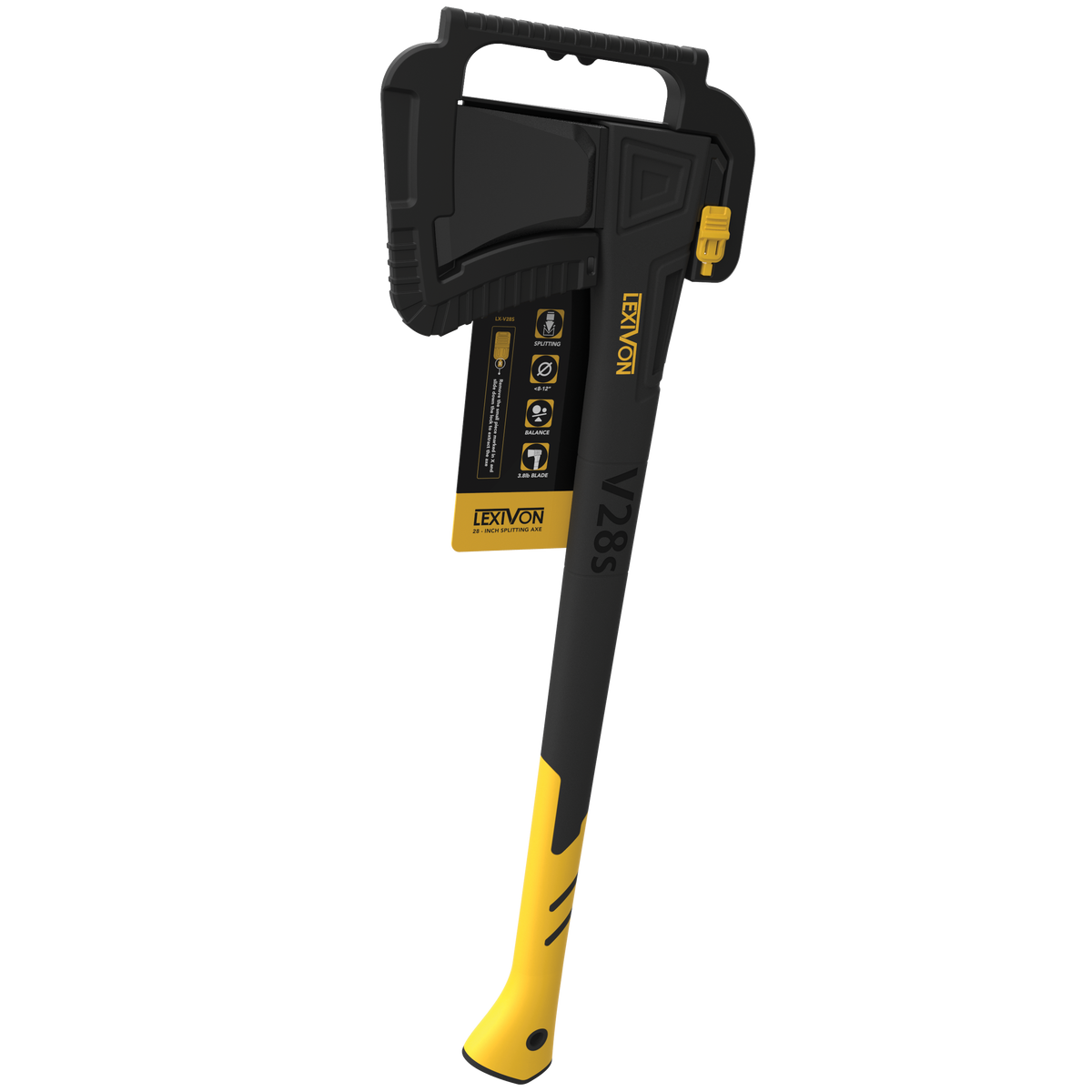 LX-V28S V28s Splitting Axe, 28-Inch Lightweight Fiber-glass Composite Handle & Ergonomic, image 10