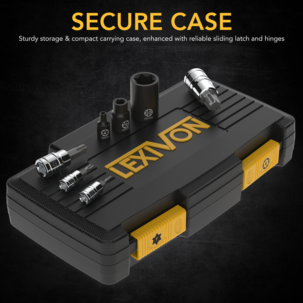 LX-148 Master Torx Bit and Socket Set, Premium S2 Alloy & Cr-V Steel, image 3