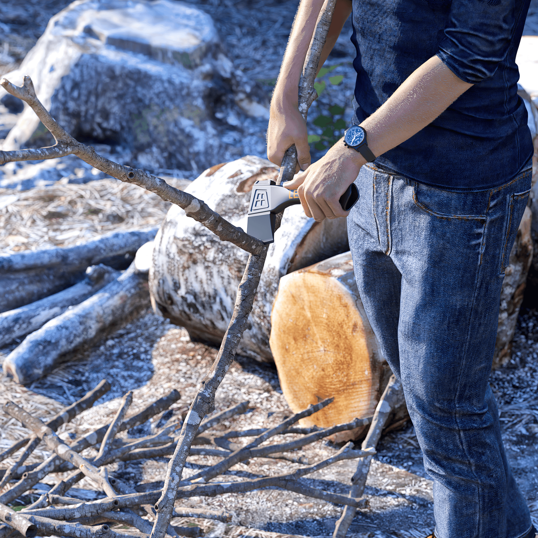 LEXIVON V9 Camping Hatchet, 9-Inch Axe | Ergonomic Grip