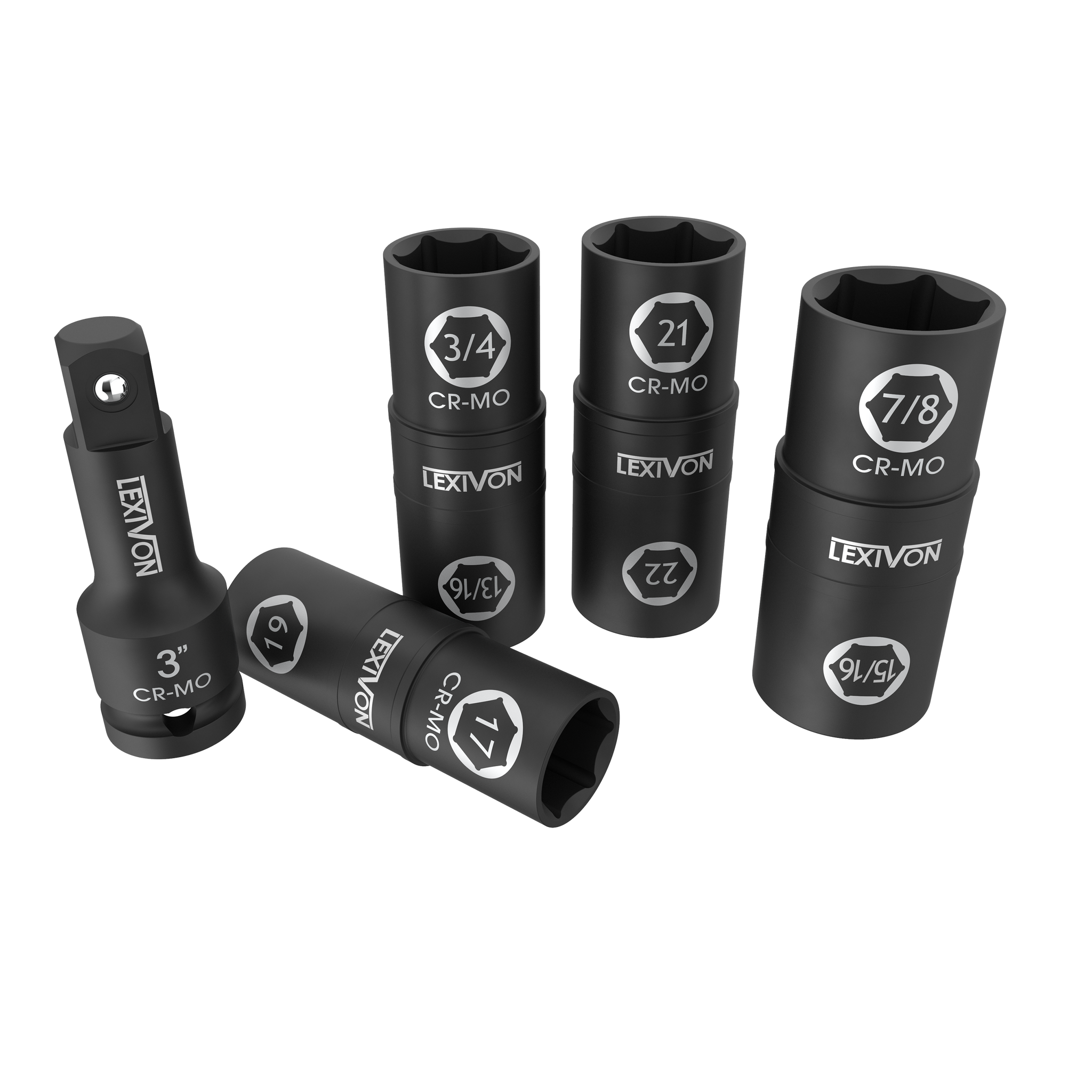 Lug Nut Impact Socket Set, 1/2-Inch Drive | Innovative 8-IN