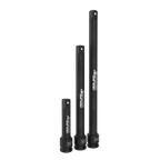 Impact Driver Extension Bar Set, 3/8" Drive | Hardened and Heat Treated Chrome Vanadium Steel | 3-Piece Set 3, 6, and 8 Inch Long (LX-114)