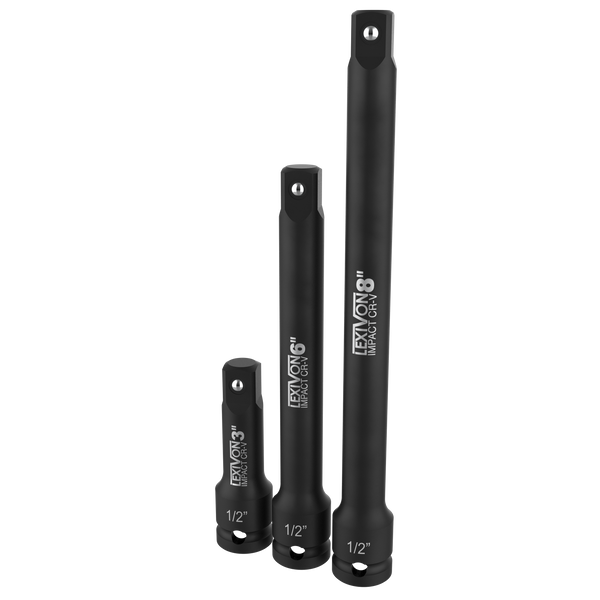 Impact Driver Extension Bar Set, 1/2 Impact Driver Extension Bar Set, 1/2