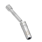 5/8" Swivel Magnetic Spark Plug Socket, 3/8" Drive x 6" Total Length | Enhanced Magnetic Design With Thin Wall Socket, Cr-v Steel (LX-121)