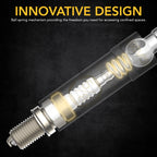 5/8" Swivel Magnetic Spark Plug Socket, 3/8" Drive x 6" Total Length | Enhanced Magnetic Design With Thin Wall Socket, Cr-v Steel (LX-121)