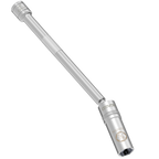 5/8" Swivel Magnetic Spark Plug Socket, 3/8" Drive x 10" Total Length | Enhanced Magnetic Design With Thin Wall Socket, Cr-v Steel (LX-122)