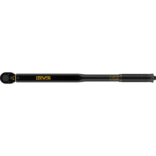 1/2-Inch Drive Click Torque Wrench 25-250 Ft-Lb/33.9-338.9 Nm (LX-184)