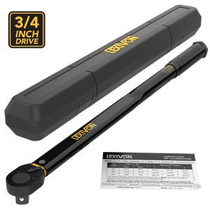 3/4-Inch Drive Click Torque Wrench 30~300 Ft-Lb / 40.7~406.8 Nm (LX-185)