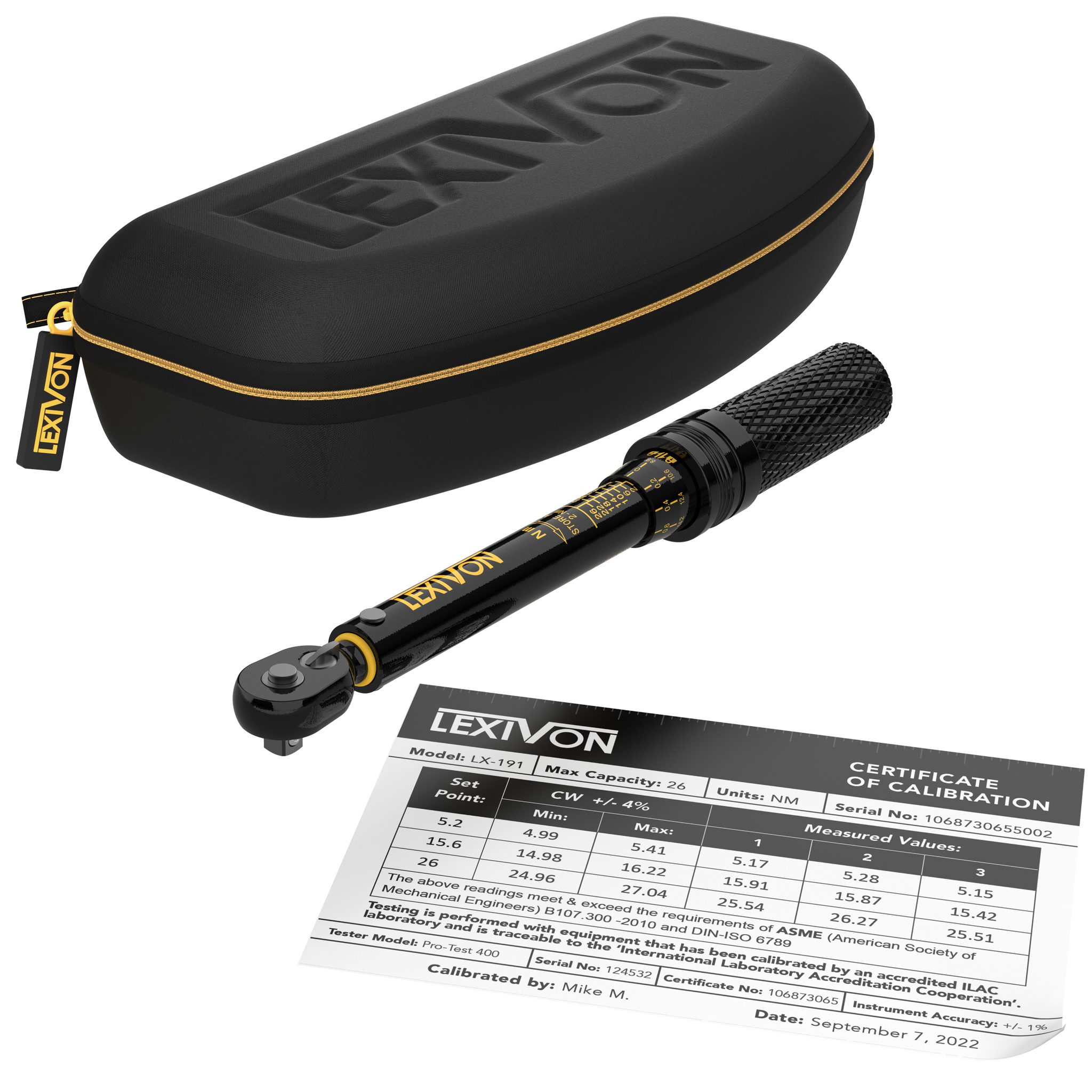 Bike Torque Wrench 1/4-Inch Dr. 15-Piece Kit | 72-Tooth Gear, Dual