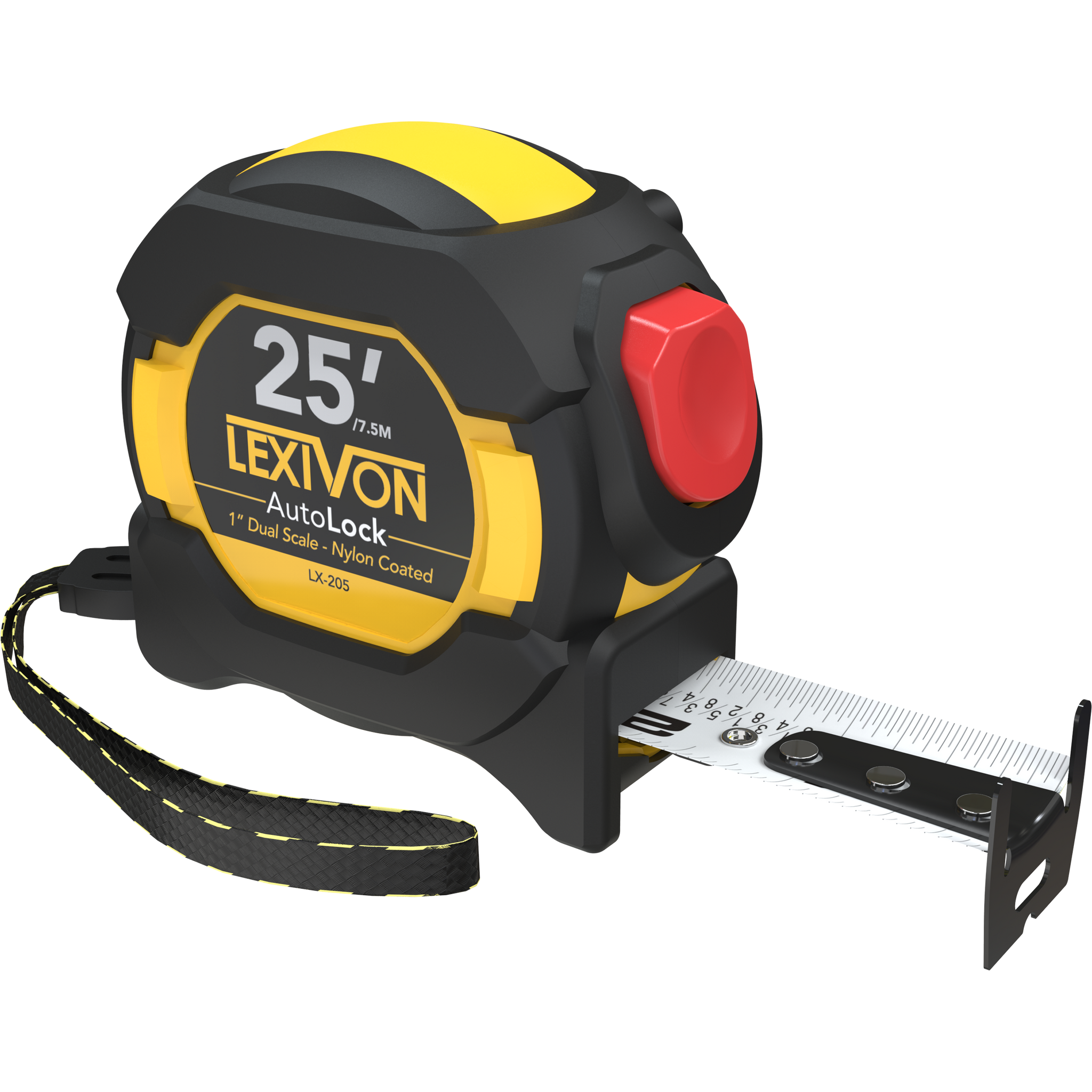 25ft Magnetic Tape Measure  Easy Read Tape Measure with Fractions