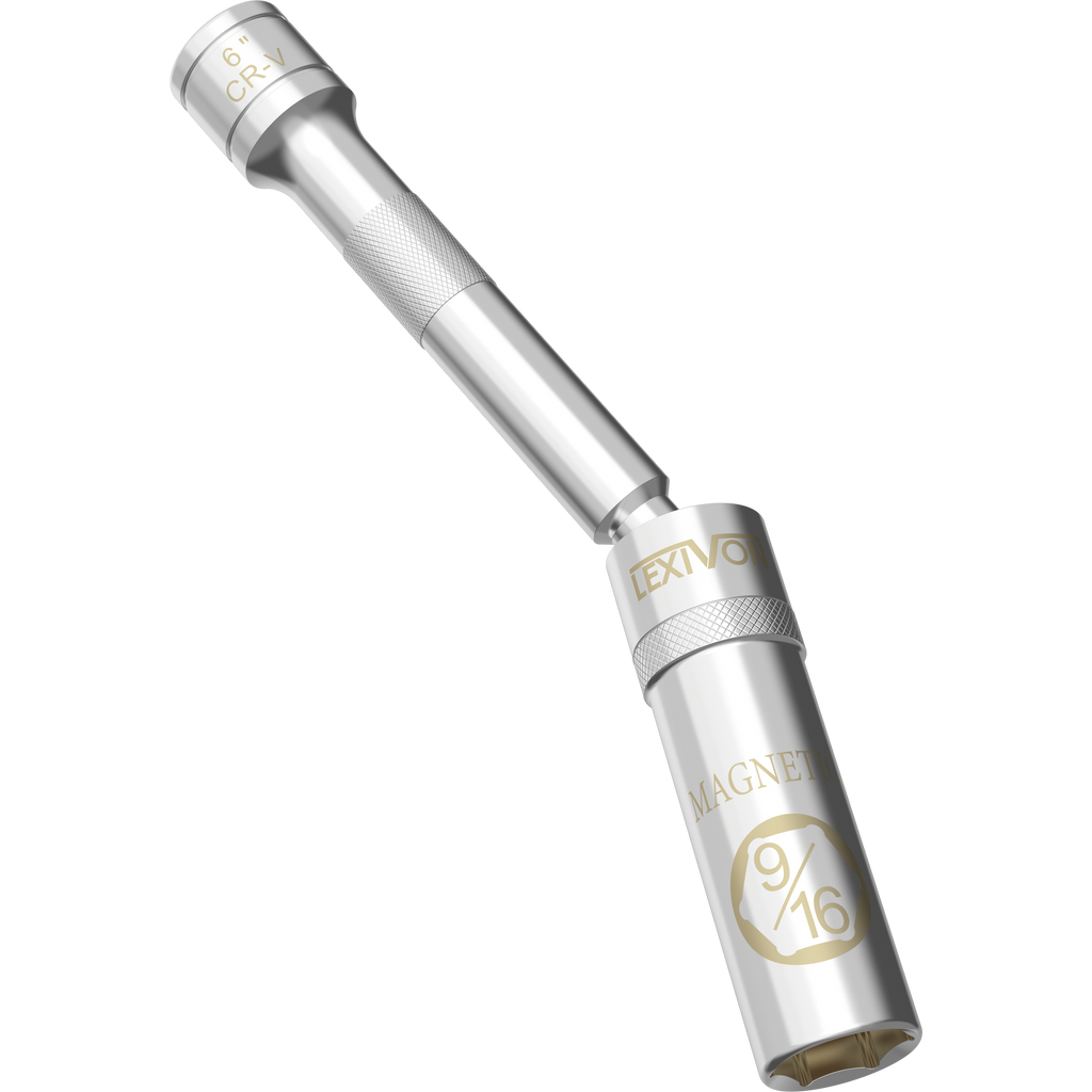 LX-SSPS9166 9/16-Inch Magnetic Spark Plug Socket – Lexivon.com