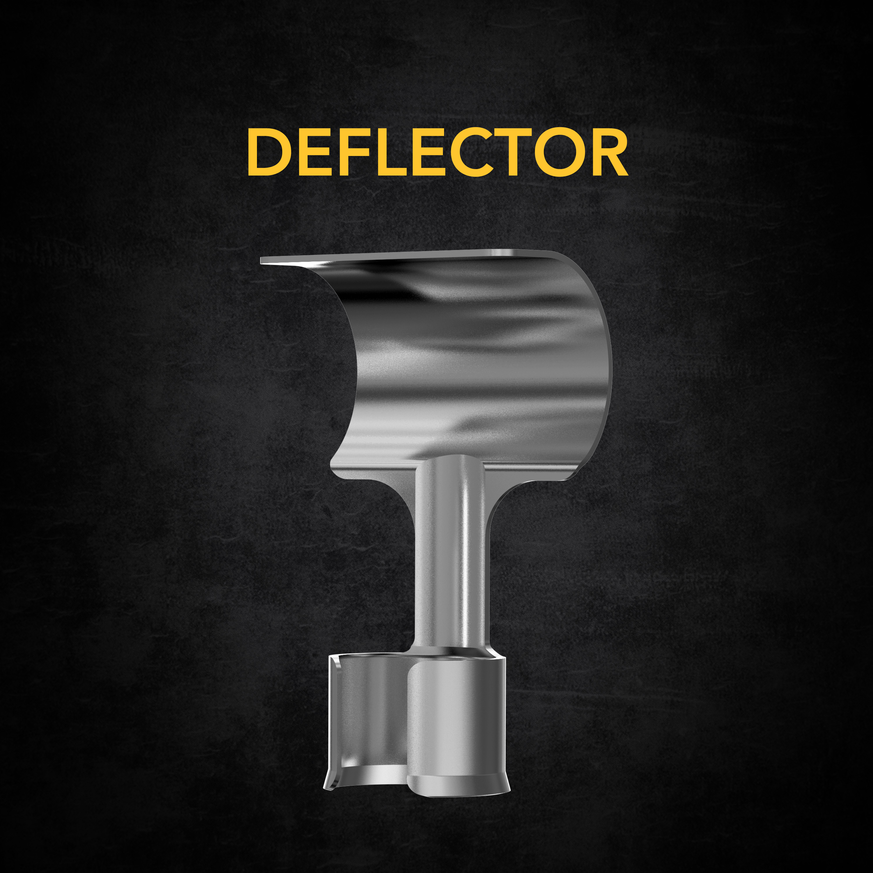 Deflector supplied among the seven replacement attachments