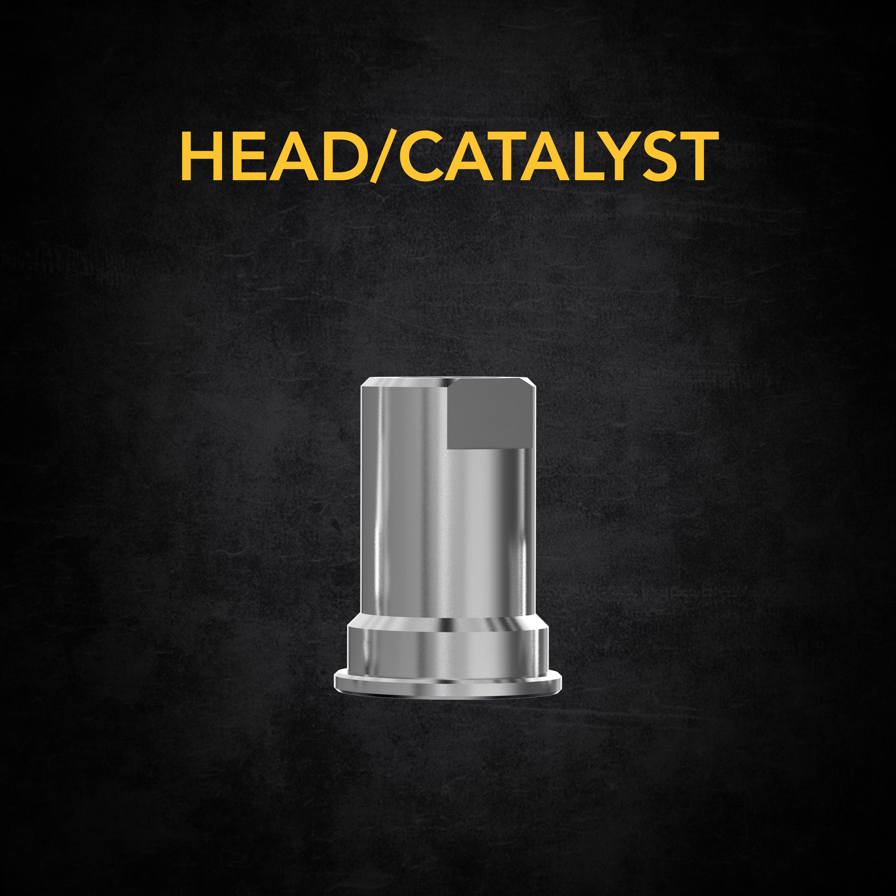 Complete threaded head catalyst for the host soldering tool