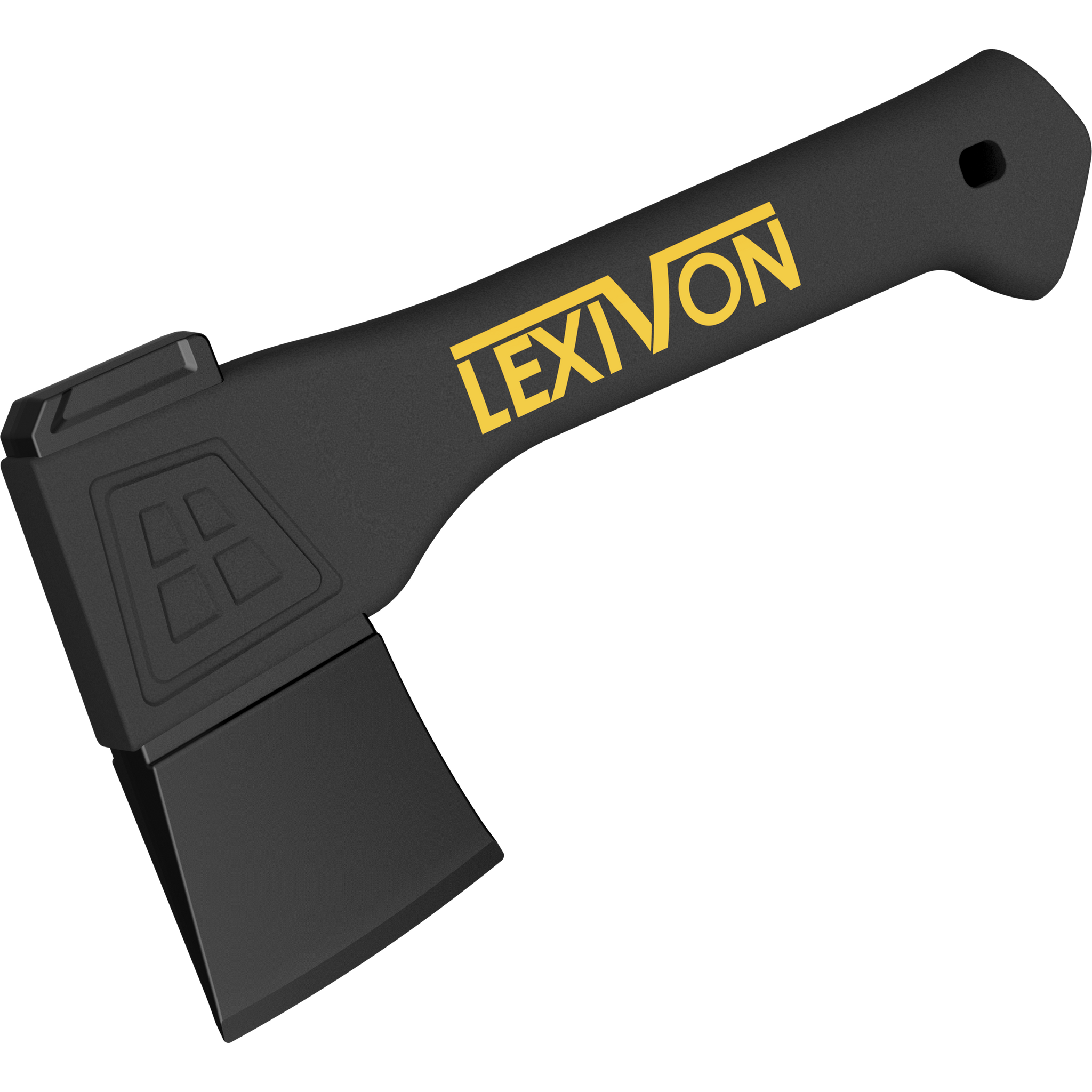 LEXIVON V9 Camping Hatchet, 9-Inch Axe | Ergonomic Grip, Lightweight Fiber-glass Composite Handle | Protective Carrying Sheath Included (LX-V9)